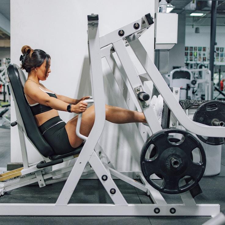 Group fitness class in a modern studio environment